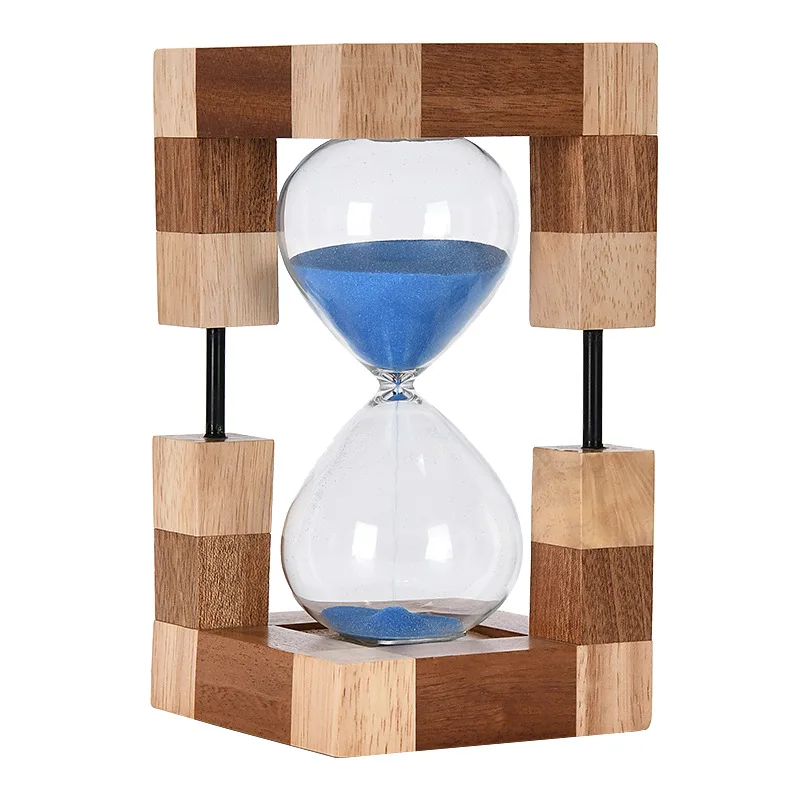 Wooden Hourglass Timer 30-minute Time Timer