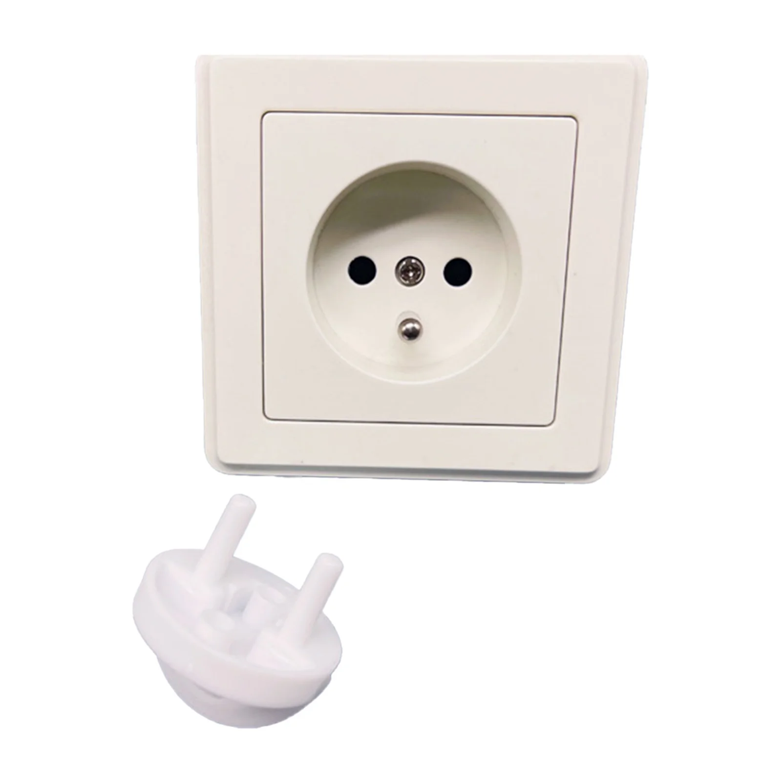 With Handle Safety Plug Plug Protective Cover Socket Protection Cover Plug Protection Sleeve Two-hole Kids Sockets Cover Plugs