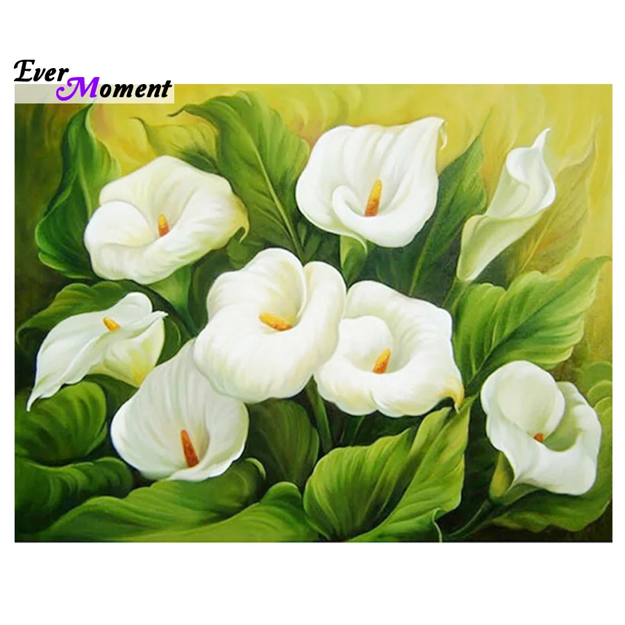 Full Drill Square Round Diamond Embroidery Flowers 3D Painting Cross Stitch Home Decor DIY Diamond Mosaic Wall Painting ASF230