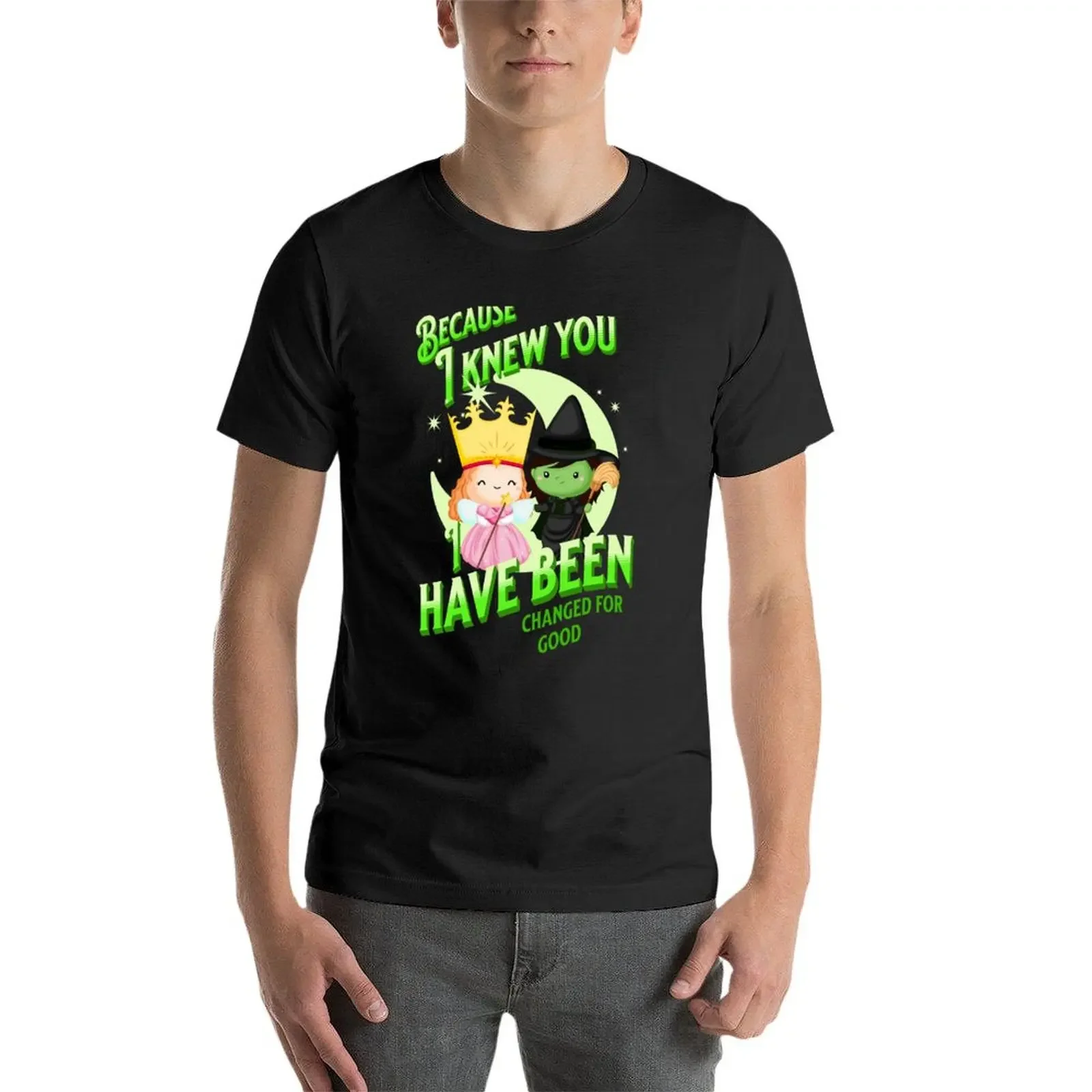 Wicked The Musical perché ti colpo T-shirt maglietta essenziale maglietta oversize tees ragazzi bianchi T-shirt da uomo in cotone