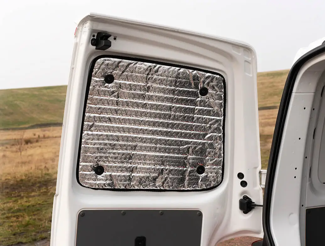 For VW T6 Transporter Rear Twin Door Thermal Insulation Pad Window Blind Out Curtain Automobiles Interior Accessories