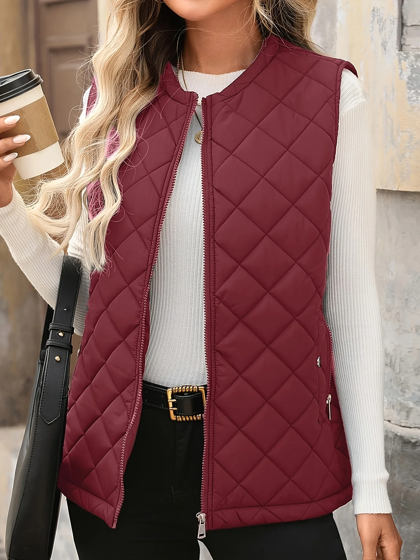 

Autumn and Winter Outdoor Fashionable Warm Vest Jacket