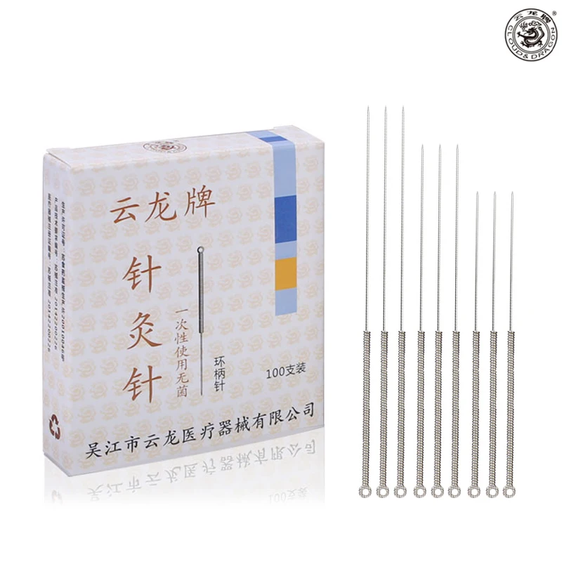 Blessfun Chinese Traditional Disposable Sterile Acupuncture Needles ZhenJiu Needle For Single Use 100pcs Per Pack