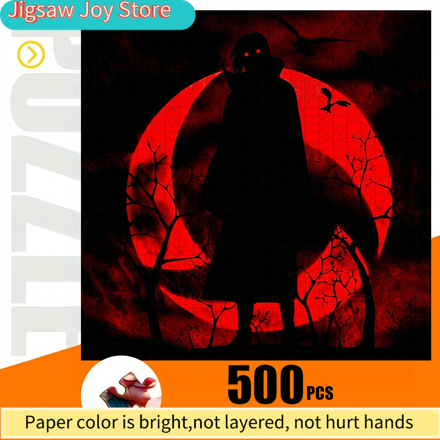 

Boxed Set of 500 Square Pieces, Anime Character-themed Pattern, High-difficulty Paper Jigsaw Puzzle - Large Interactive Game f