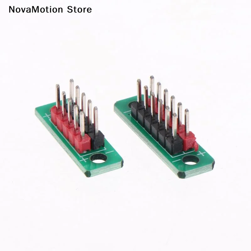 [NM]1/5Pcs Terminal Block Pin Header Socket Pitch 2.54mm 2-Row 5P / 6P Pin Distribution Board / Wire Transfer Board[NM]