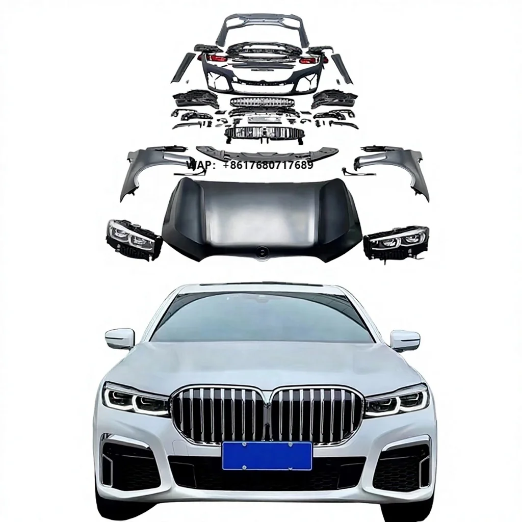 Facelift Conversion PP Body Kit Car Exterior Parts for  7 Series G11 G12 730d 740i 740li 750i 750li Upgrade G12 19-21 M760li