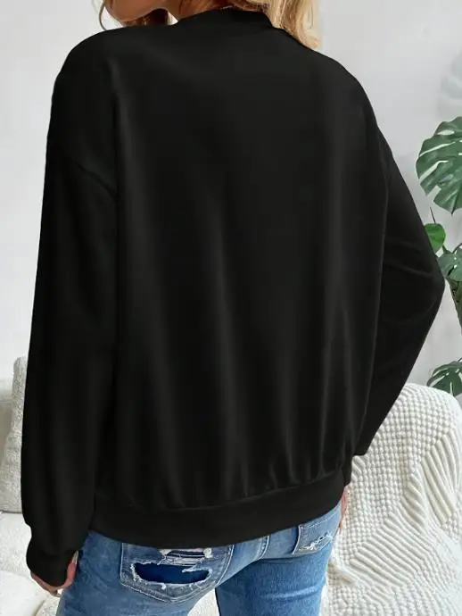 Herbst Winter Damen Hoodie Retro Leopardenmuster Langarm Hoodie Top Modisch Lässig Schleife Dekoration Hoodie für Frauen