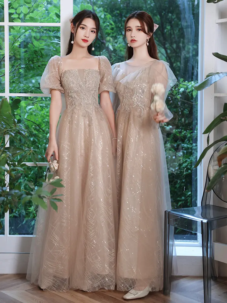 solid-color-bridesmaid-dress-for-women-2026-new-appliques-chiffon-wedding-party-gowns-simple-short-sleeved-evening-dresses