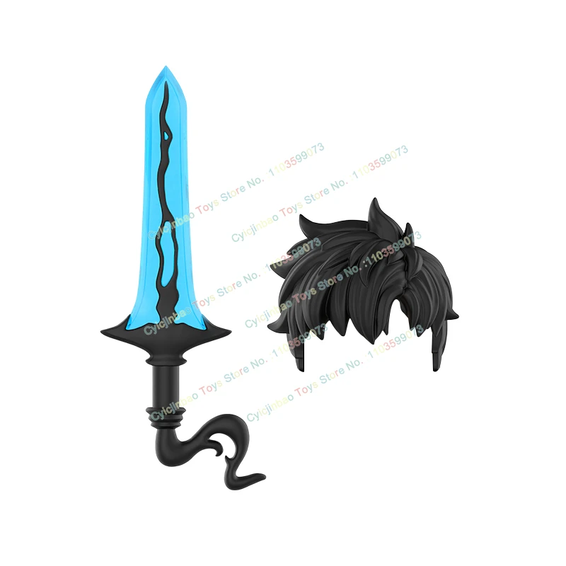 Klocki konstrukcyjne z serii komiksowej DY539-544, figurki akcji, modele z klocków, kreatywne akcesoria, broni, mele, zabawki dla dzieci, prezenty.