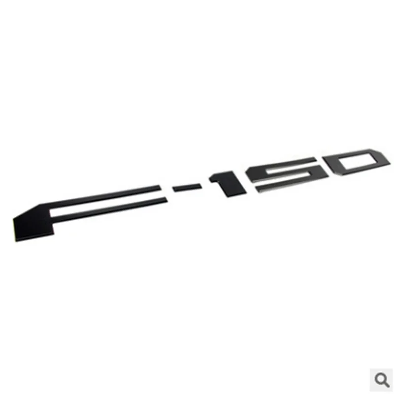 Built-in Font Tailgate Badge Emblem Sticker 3D Car Tuning For F150 F-150 Rear Trunk Letters Nameplate Decals Accessories