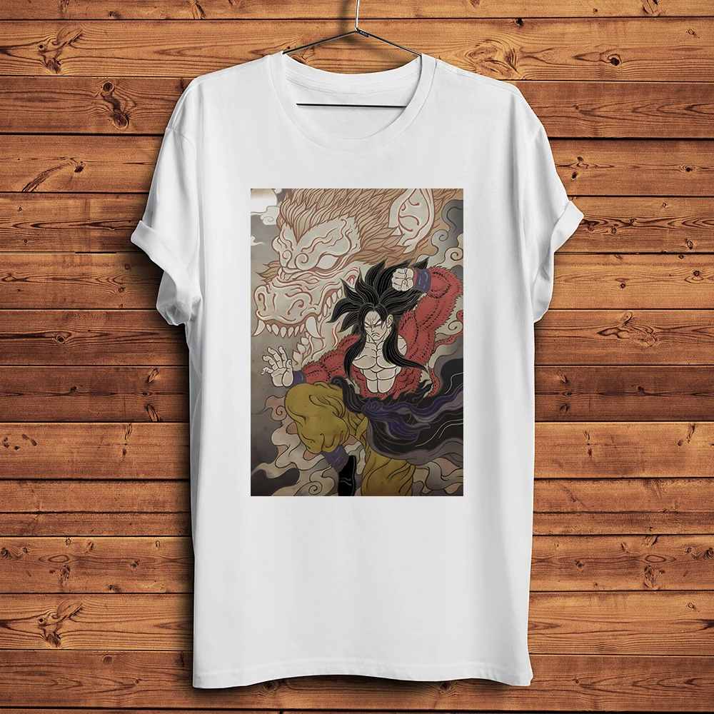 China ancient Mural Arhat style manga Buu Funny anime TShirt Men Homme Daily short sleeve T Shirt Unisex streetwear Tee