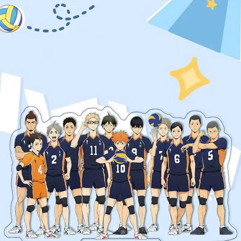 

Anime Haikyuu!! Cosplay Organization Acrylic Standing Sign Desktop Ornament Group Photo Ambitus Gift Advance Sale