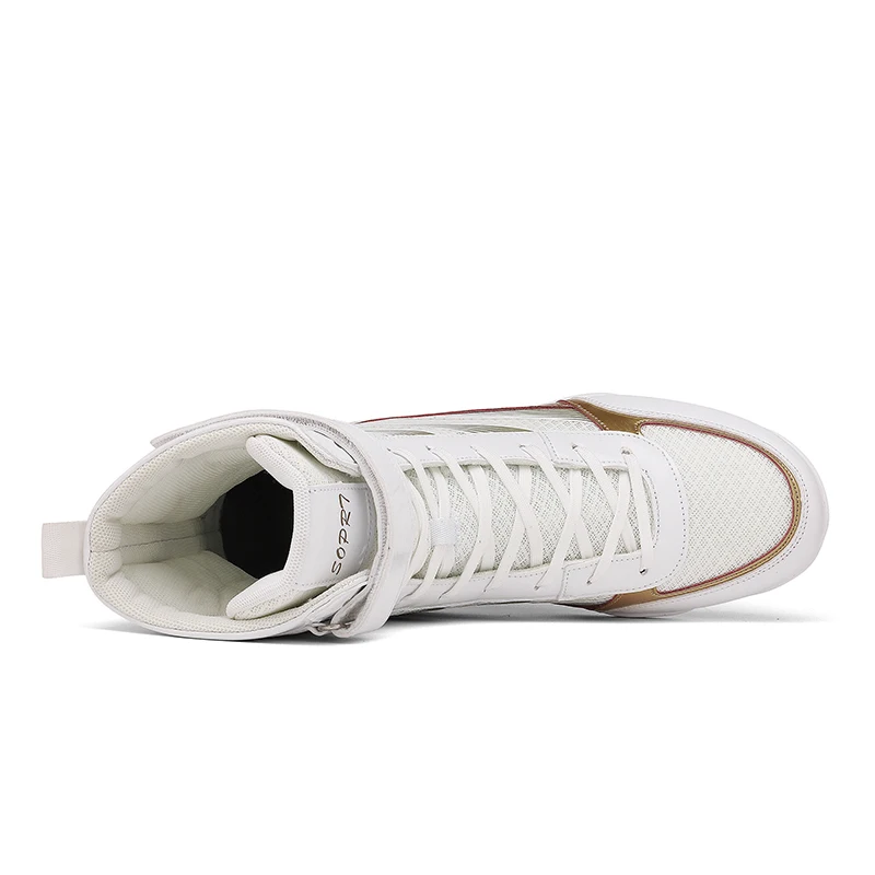 Boxing Shoe Men Professional Breathable Teenagers Beginners Training Wrestling Shoes Fighting Sanda Weightlifting Squat Sneaker