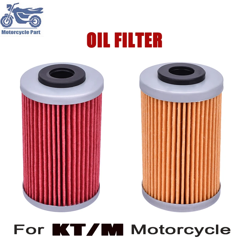 2pcs Motorcycle Oil Filter for KT/M 125 250 390 RC 390 Adventure 250 EXC 400 SX / MXC / EXC 520 SX / MXC / EXC 540 SXS 620 EGS