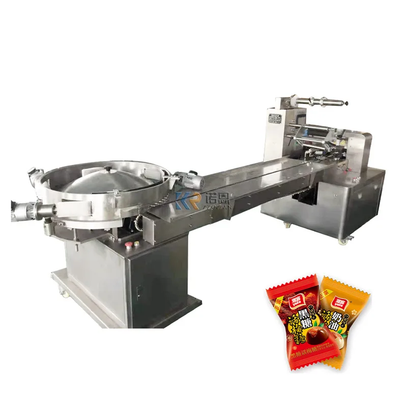 Horizontal Fasteners Cake Packing Sealing Machine Food Plastic Wrapping Heat Shrink Packaging Machine