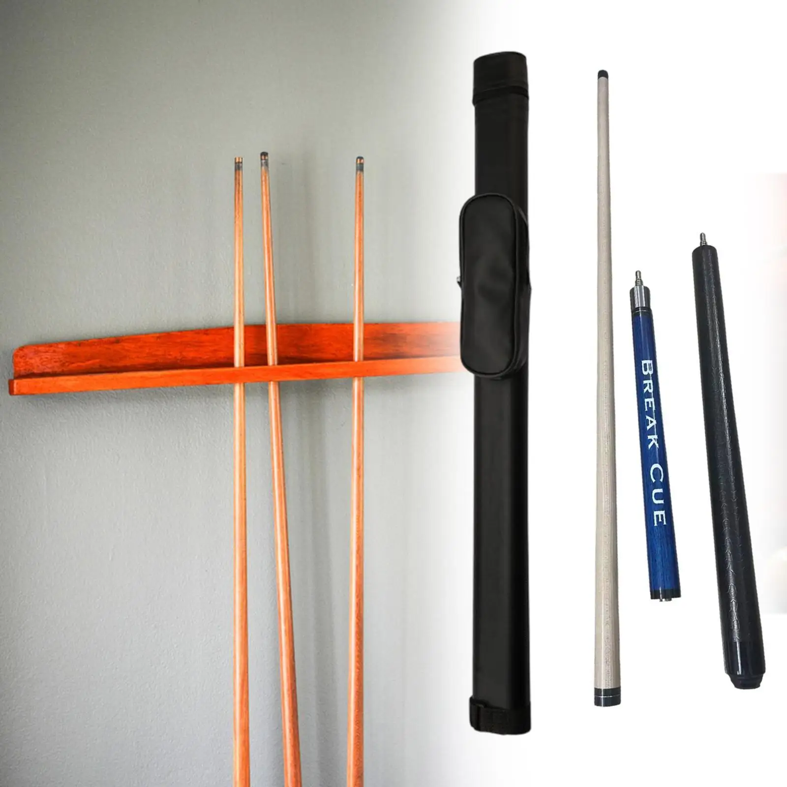 

Кий для прыжков, сегментированный экономичный 56-дюймовый деревянный бильярдный кий с большим наконечником 13,8 мм для клубного бассейна, игрового дома, бильярдного зала для начинающих