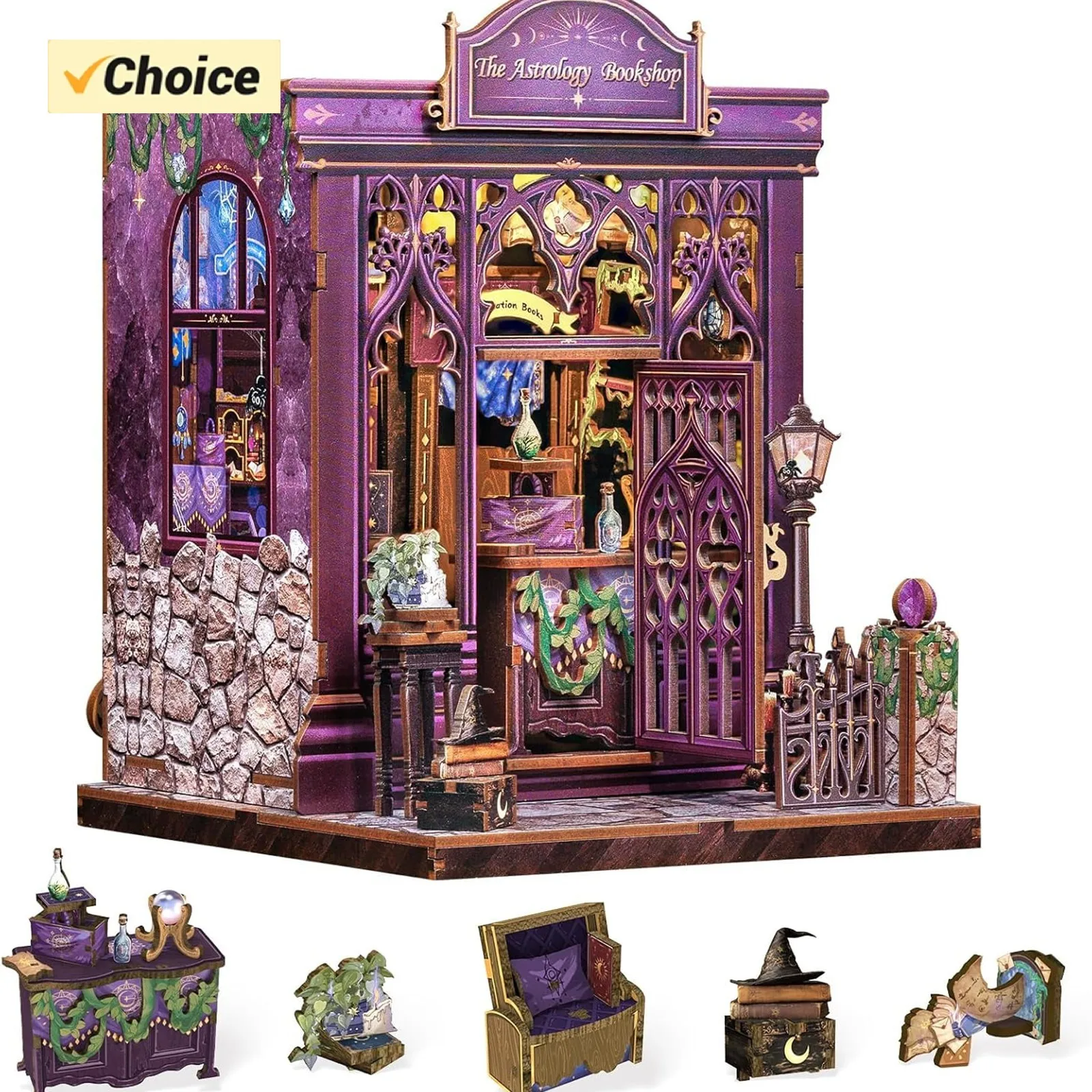 

2025 New Dream House House Hand-assembled Miniature Model Creative Puzzle DIY Gift