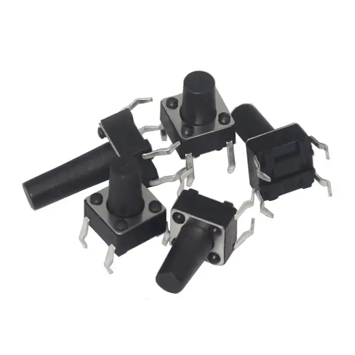 【50PCS】 4Pin  Micro Tact Push Button Switches 6x6x4.3/5/6/7/8/9/10/11/12/13/14/15 MM 4.3mm 5mm 6mm 7mm 8mm 9mm 10mm 11mm