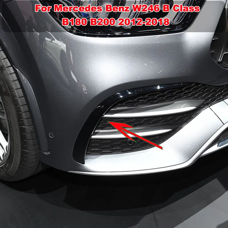 

Front Bumper Trim Canard Splitter Fog Light Sticker For Mercedes Benz GLE Class W167 V167 GLE350 GLE450 2020+ Car Accessories