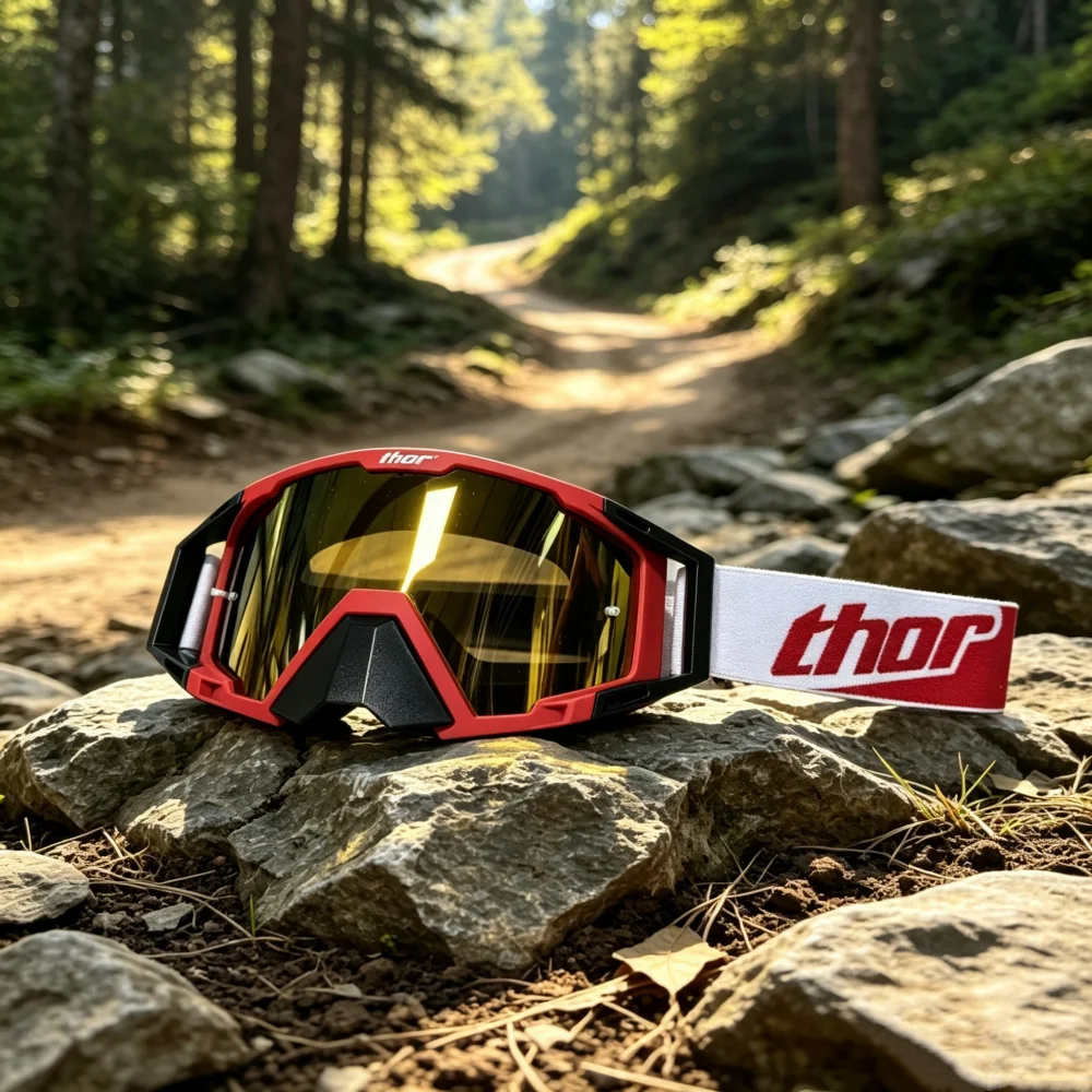 Motorbike Adventure Off‑Road Eyewear Goggles, Anti‑Fog Wind‑Resistant Motocross Dirt Bike Enduro Cross‑Country Glasses