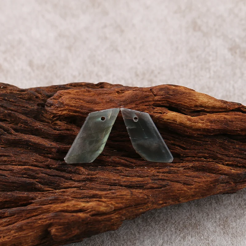 B&F Labradorite Earring Beads for Jewelry Making, Handmade Natural stones beads, Stones for jewelry Making Supplies