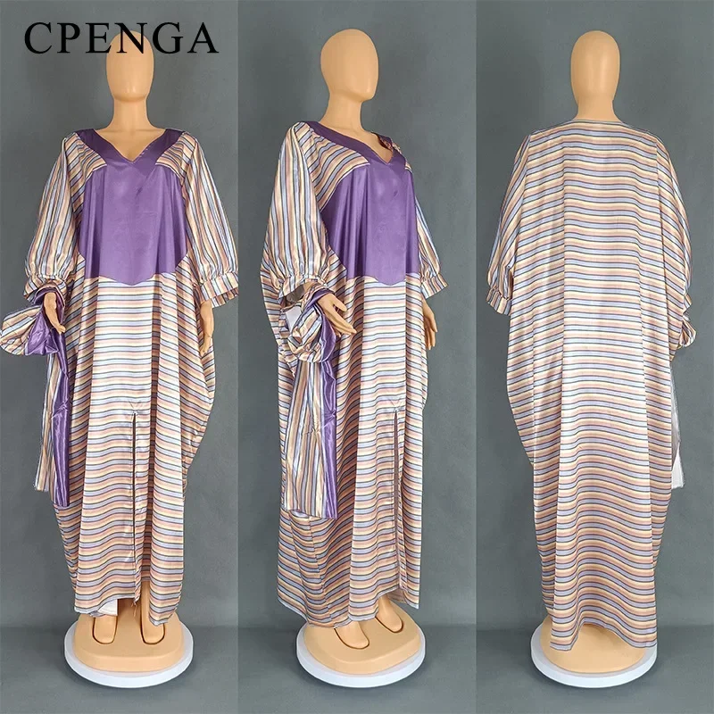 Plus Size abito lungo africano per le donne elegante abito da sera da sposa Layd Africa Dashiki Robe Islam Eid musulmano Abaya caftano