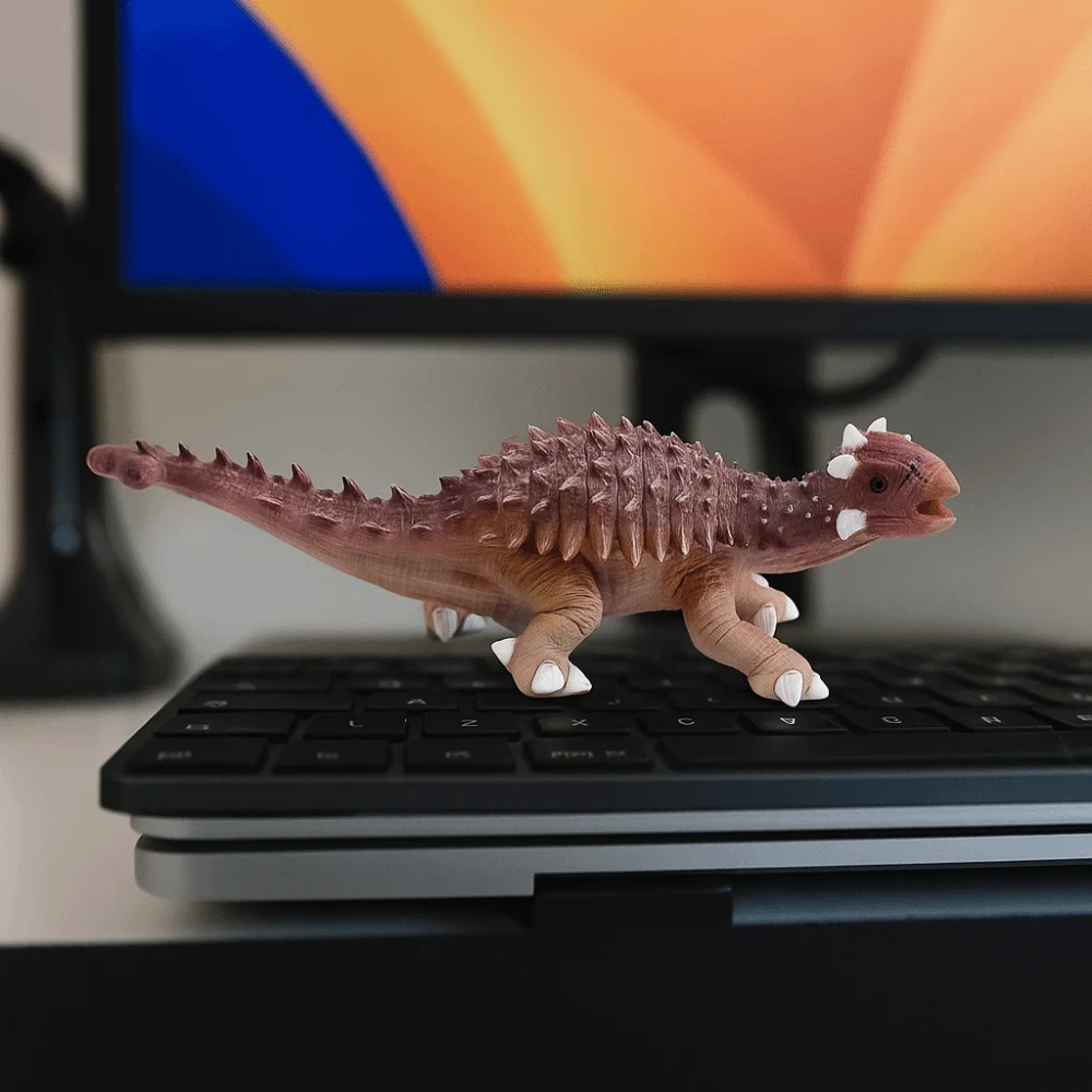 اليدوية محاكاة ديناصور عمل أرقام تمثال تحصيل ديناصور واقعي لعبة مجسمة الحيوانات البلاستيكية الشكل