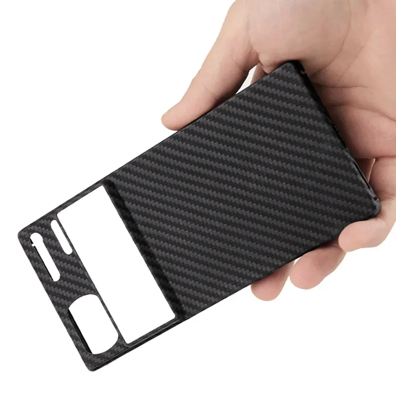 for ZTE Nubia Z60 Ultra Thin Real Genuine Carbon Fiber Aramid Anti-explosion Case Matte Phone Protective Cover Protection Shell