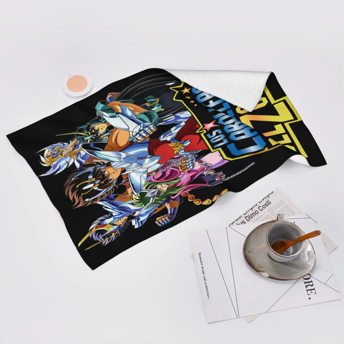 Custom Knights Of The Zodiac Saint Seiya Soft Face Towel Quick Dry Pool Bath Cotton Towels Absorbent