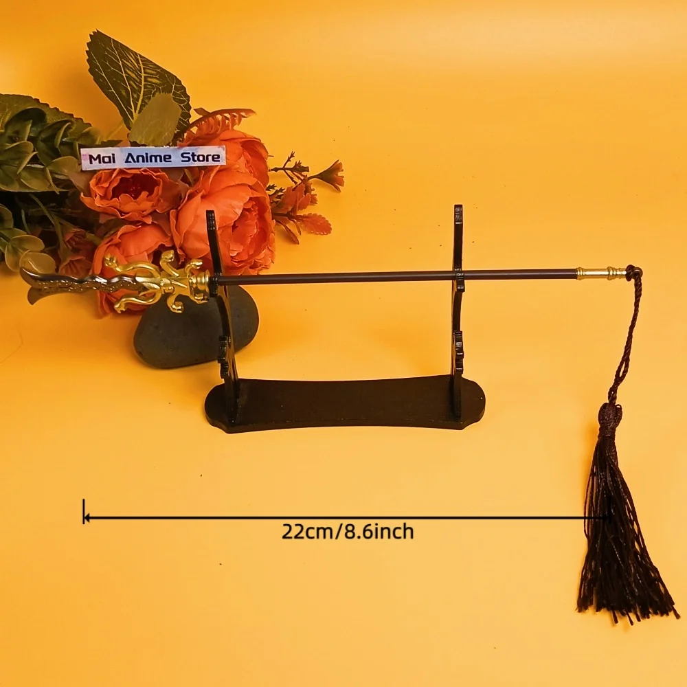 8.6인치 메탈 킹덤스 카타나 중국 고대 강철 검 다마스커스 실물 크기 일본 카타나 오리지널 사무라이 무딘 칼 장난감 선물