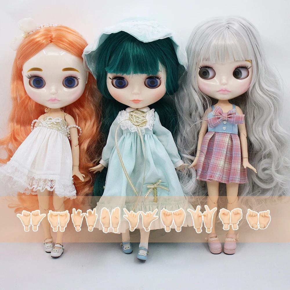 ICY DBS Blyth Doll 1/6 Joint Body 30CM BJD zabawki Naturalna błyszcząca twarz z dodatkowymi rękami AB DIY Fashion Dolls prezent dla dziewczynki