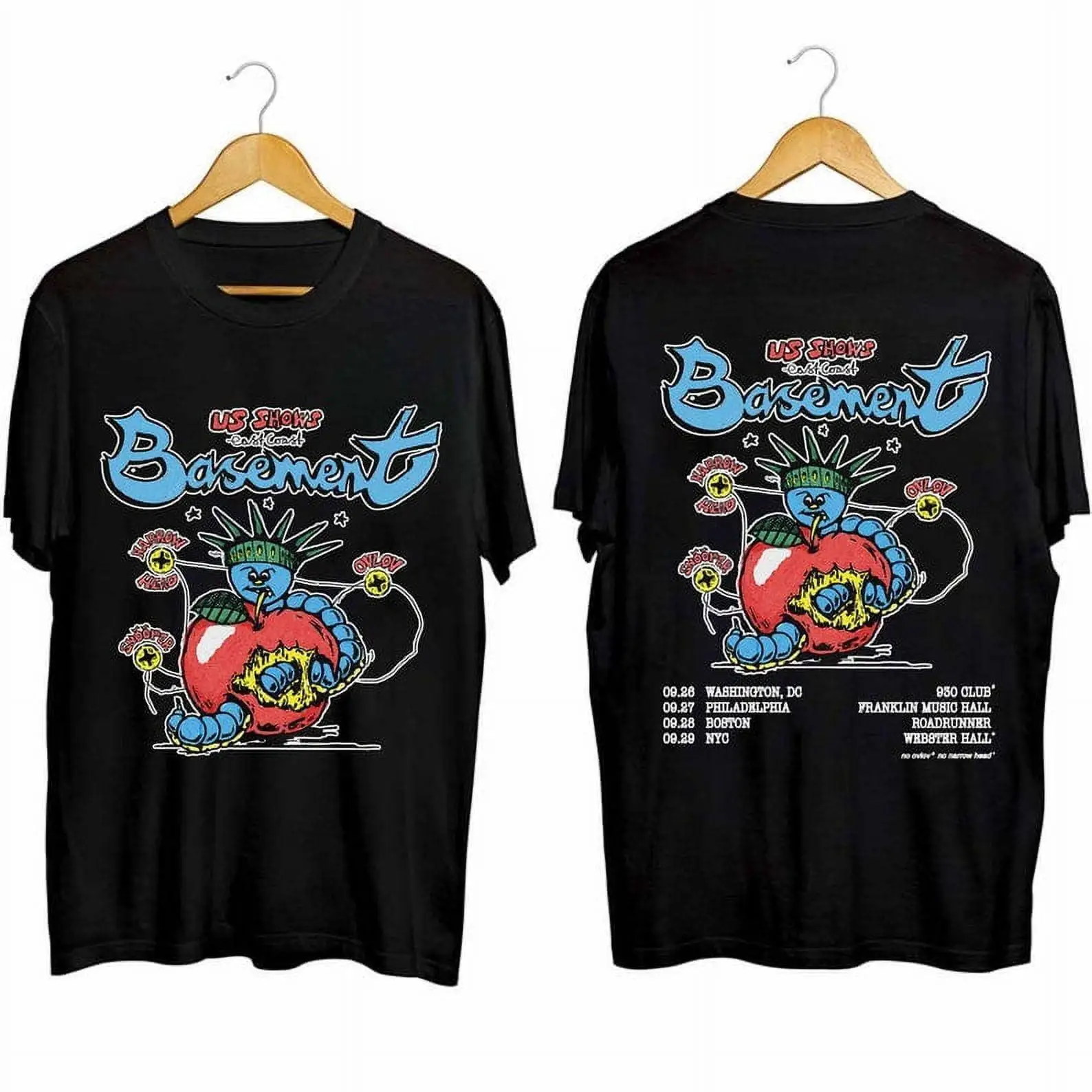 Basement 2024 Tour Shirt  Basement Band Fan Shirt  Basement 2024 Concert Shirt