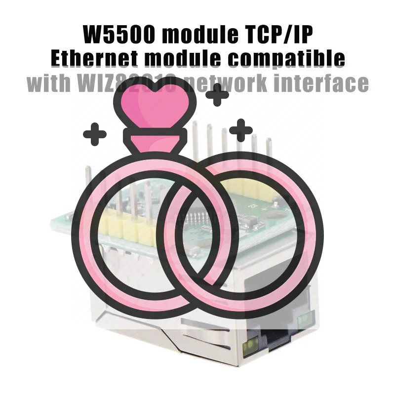 Smart Electronics USR-ES1 W5500 Chip New SPI To LAN/ Ethernet Converter TCP/IP Module