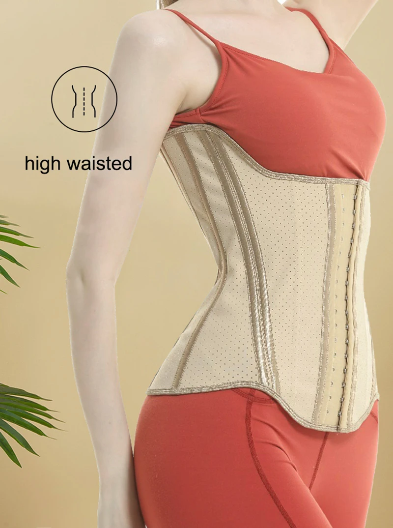 AfruliA Latex Waist Trainer Corset Slimming Tummy Belt Body Shaper Weigh Loss Modeling Strap Fajas Colombianas Girdles Shapewear