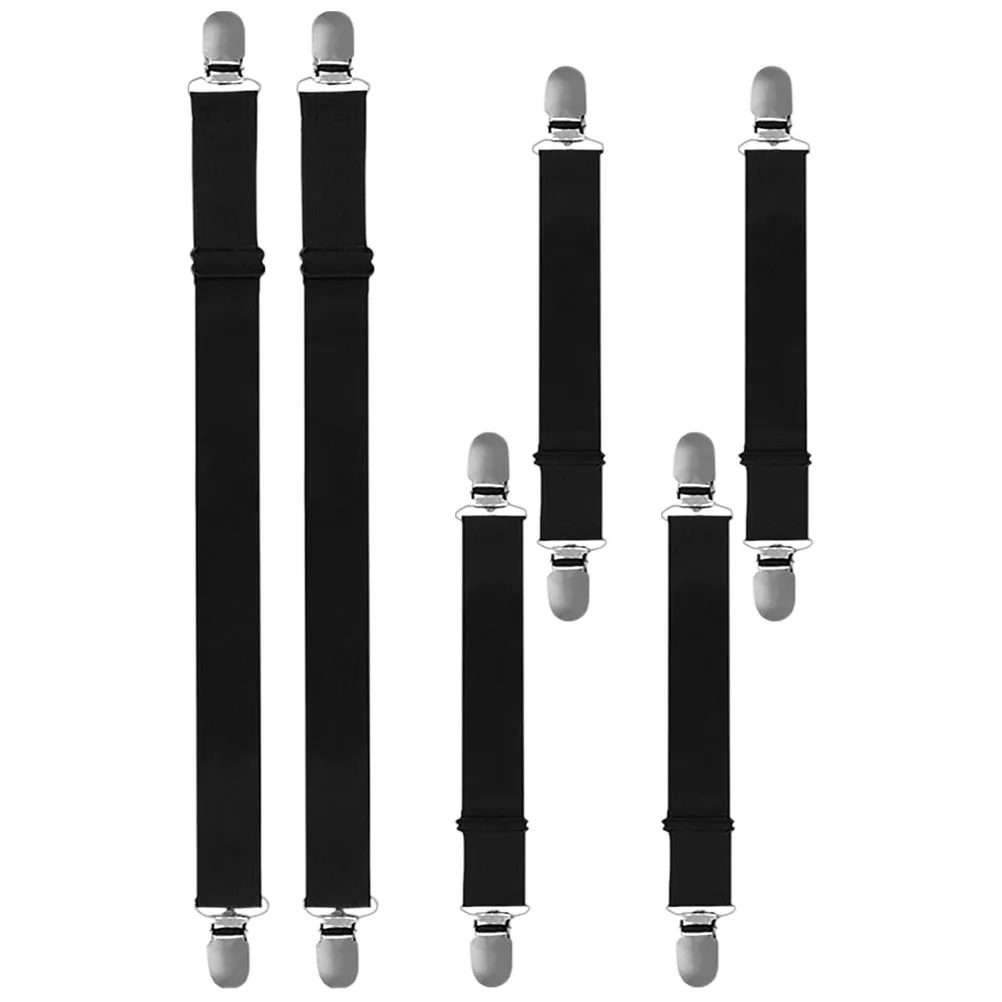 

6 шт. регулируемые зажимы для скатерти, эластичные ремни, застежки для простыней, универсальный держатель для крышки стола для дома и улицы