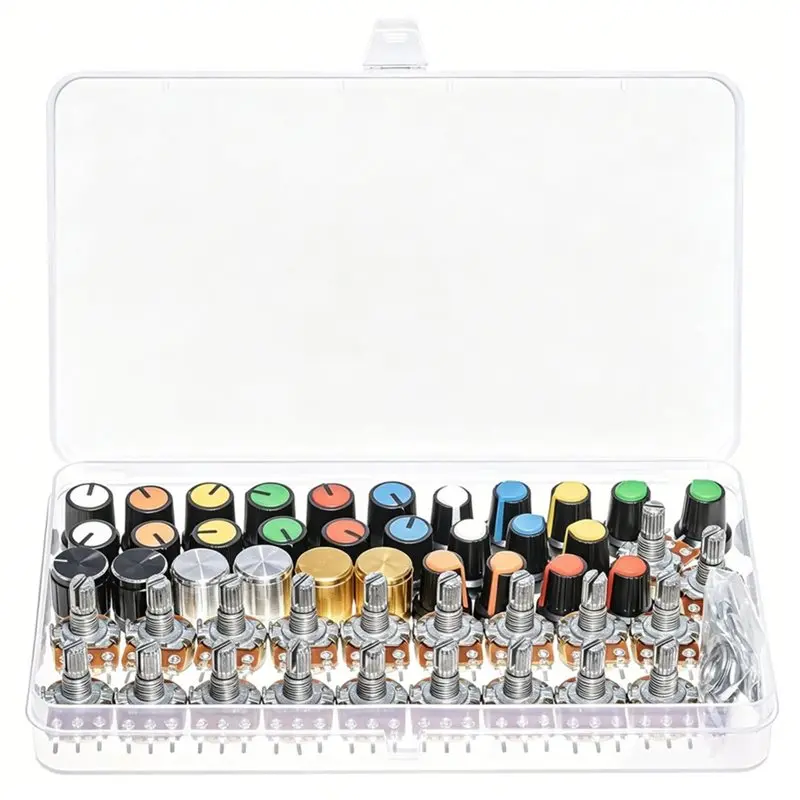 NEW HOT In Stock-WH148 Potentiometer Kit 1K 2K 5K 10K 20K 50K 100K 250K 500K 1MK Ohm 15Mm Shaft Single-Joint Linear Potentiomete