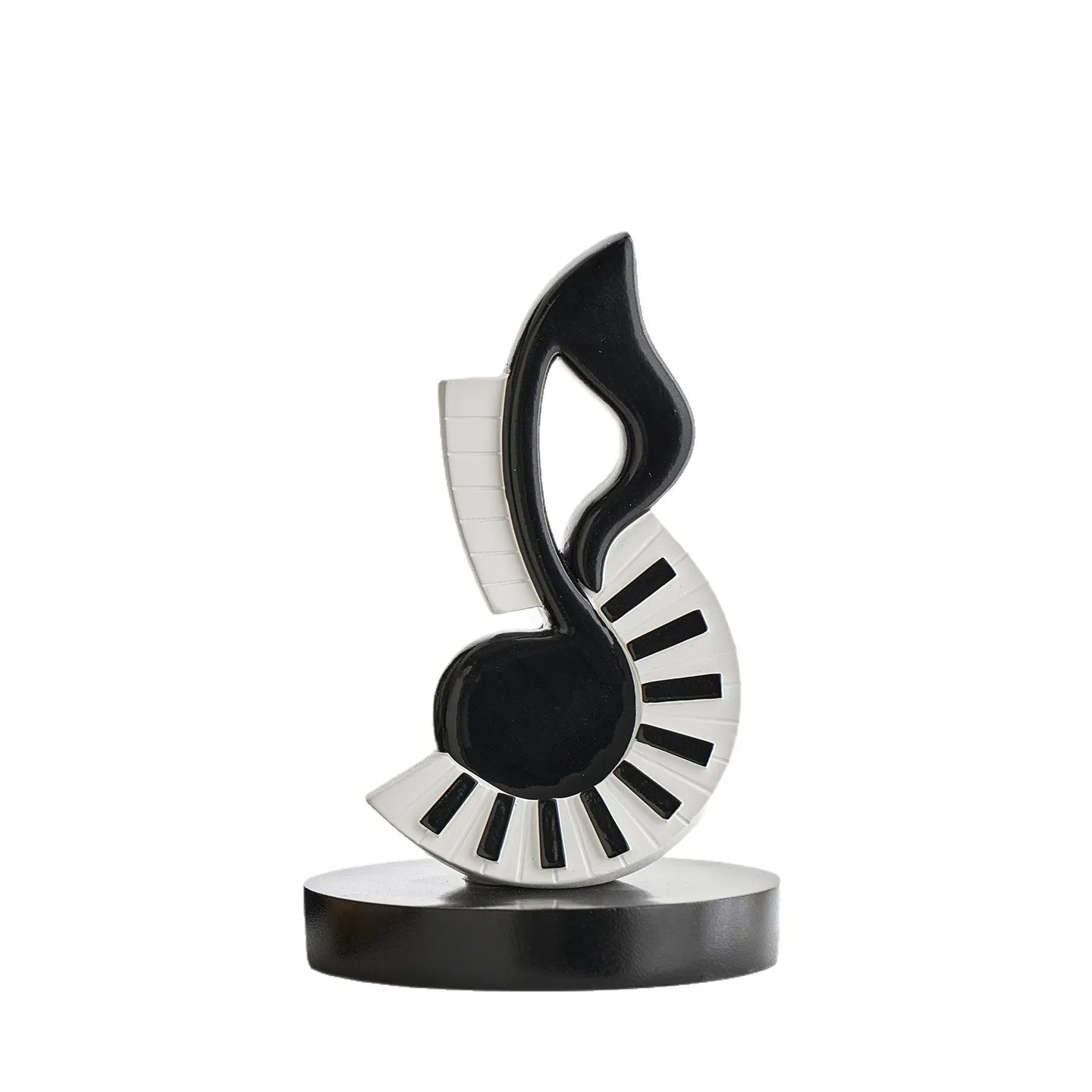 DSA simple modern music note model ornament living room wine cabinet TV cabinet office desktop resin ornament