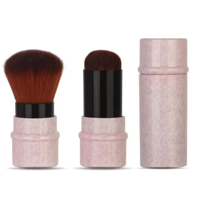 1Pcs Women's Beauty Retractable Blush Blusher Foundation Face Powder Cosmetic Makeup Brush