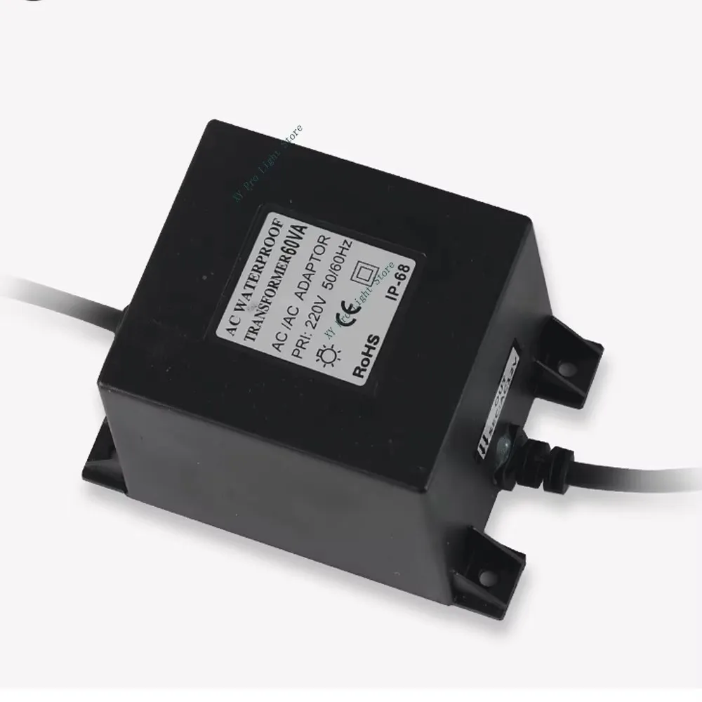 AC12V/24V Waterproof Transformer Underwater Light Adapter 85-265V LED Lighting Pool Light Power Supply 30W 60W80W Landscape Lamp