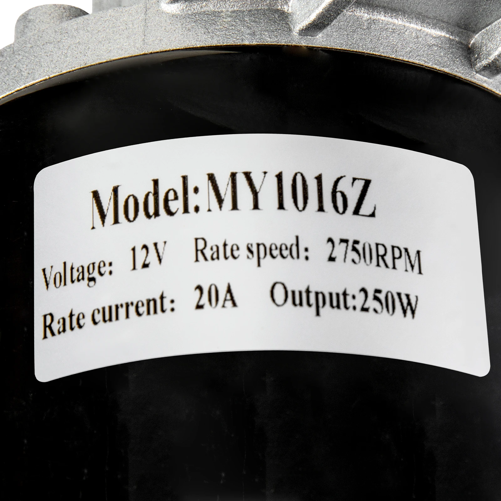 250 واط والعتاد تخفيض المحرك الكهربائي 2750 دورة في الدقيقة 12 فولت 20A دراجة كهربائية نحى المحرك المخفض