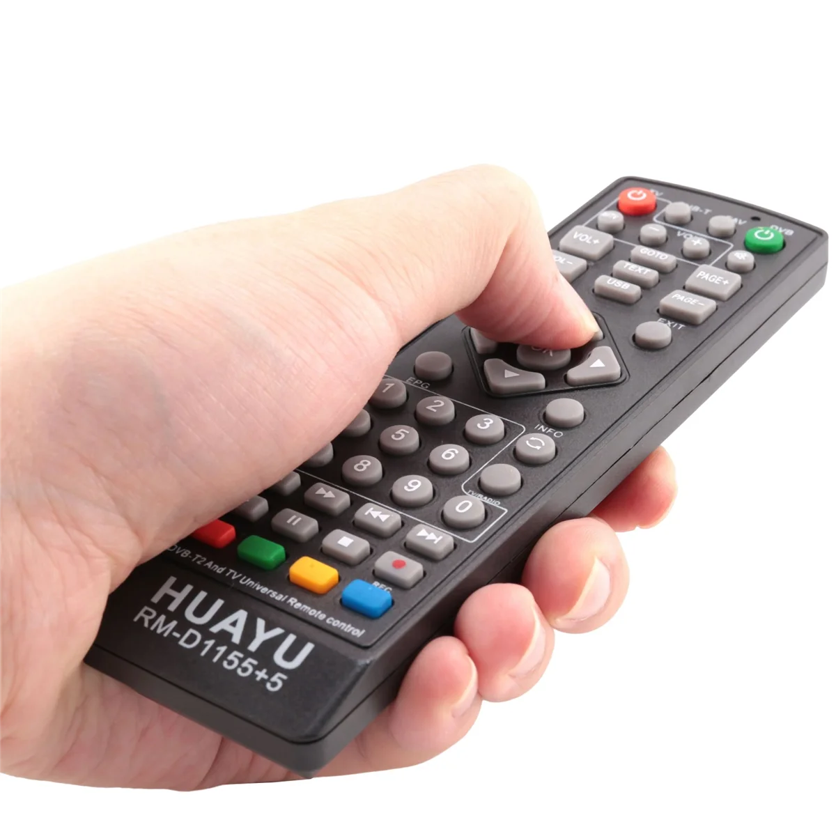 HUAYU Universal Tv Remote Control Controller Dvb-T2 Remote Rm-D1155 Sat ricevitore Tv satellitare