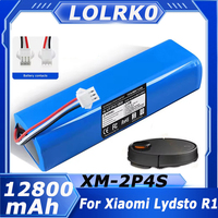 14.4V 12800mAh Replacement Battery for Proscenic M7 Pro M8 Pro/Roidmi Eve Plus/Lydsto R1/Viomi S9/Uoni V980 Plus Vacuum Cleaner