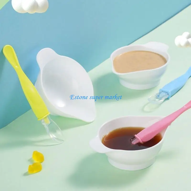 090B Baby Bowl Spoon Set Kid Feeding Essential Feeding Set Bowl & Spoon Feeding Supplies