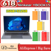 Ninkear YBOOK15 2-in-1 Laptop 360° Flip 15.6-inch 1920*1080 Touchscreen AMD Ryzen 3 3200U 2 Cores Max 3.5GHz 16GB RAM 512GB SSD