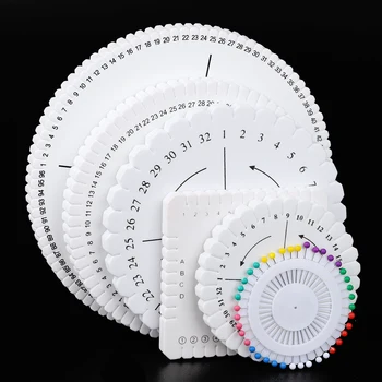 1pc Braiding Disk Round Square Kumihimo Beading Cord Disc Braiding Braided Plate DIY Bracelet Loom Weaving Board