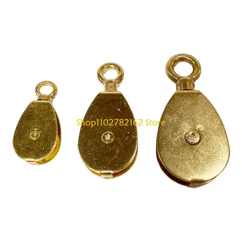 

547B Heavy Duty Marine Brass Pulley for Sailboats and Fishing Boats Corrosion Resistant