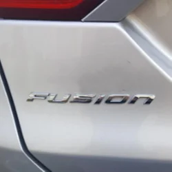 New Style  for Ford Fusion Chrome FUSION Rear Trunk Lid Nameplate Emblem