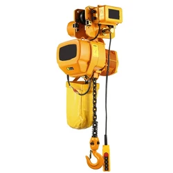 Loop Chain Electric Hoist 380V1 Ton 4-Meter Single Chain Hook Industrial Grade Crane 1.5kW