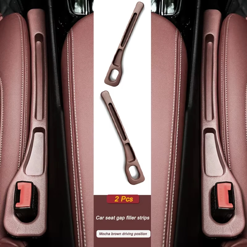 2Pcs Auto Sitz Lücke Füllstoff Seite Naht Stecker Streifen Auslaufsicher Füllung Streifen Für Alle Auto Modell Brieftasche telefon Halter Auto Zubehör