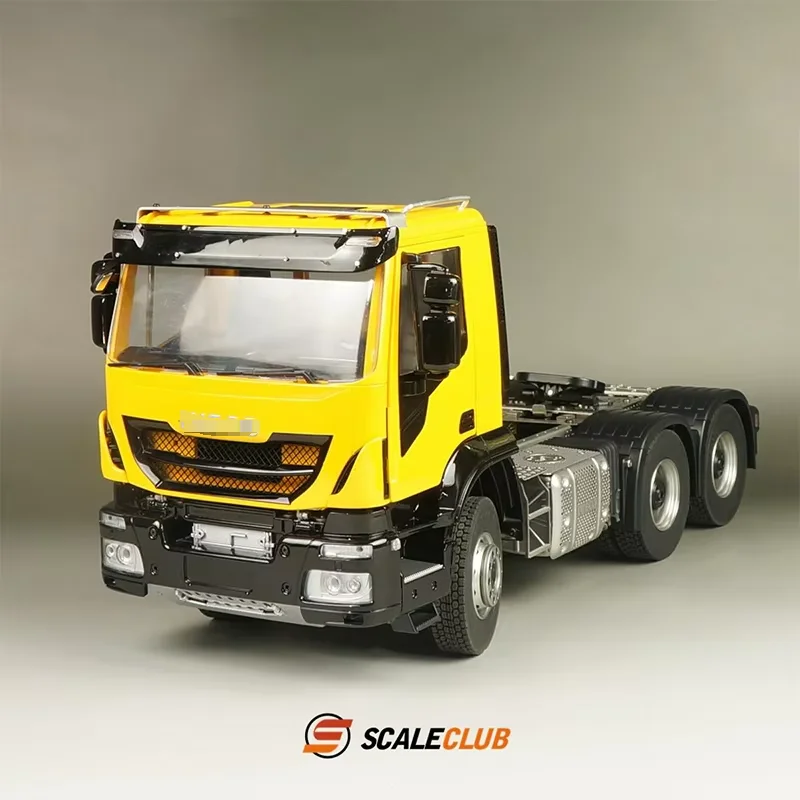 

Scaleclub 1/14 6x6 metal remote control truck trailer truck European card